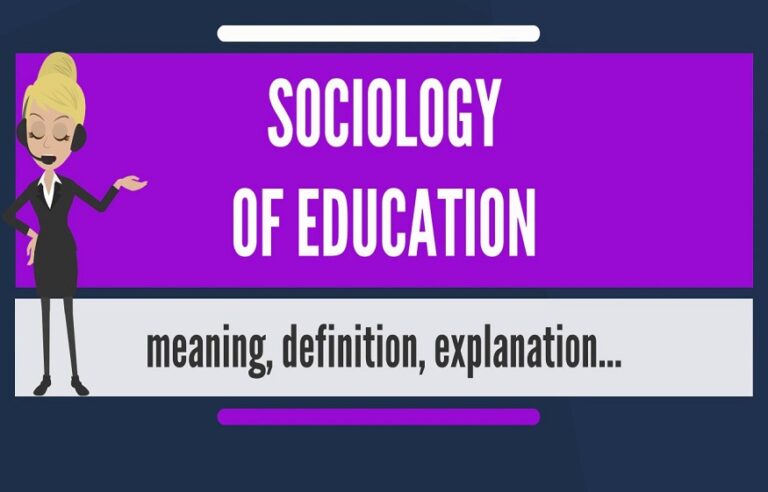 Sociology of education